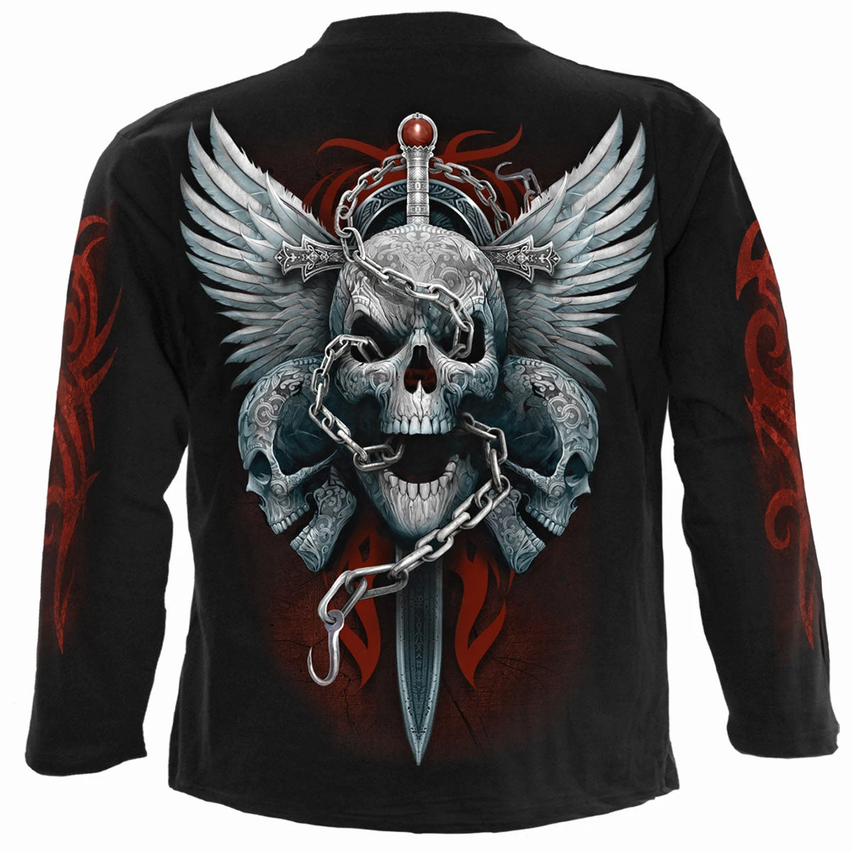 Spiral ENCHAINED SOUL - Longsleeve T-Shirt Black - Image 2