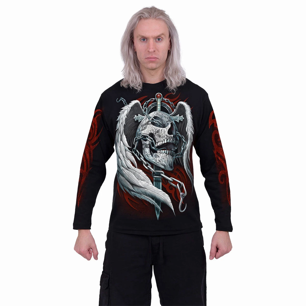 Spiral ENCHAINED SOUL - Longsleeve T-Shirt Black - Image 3