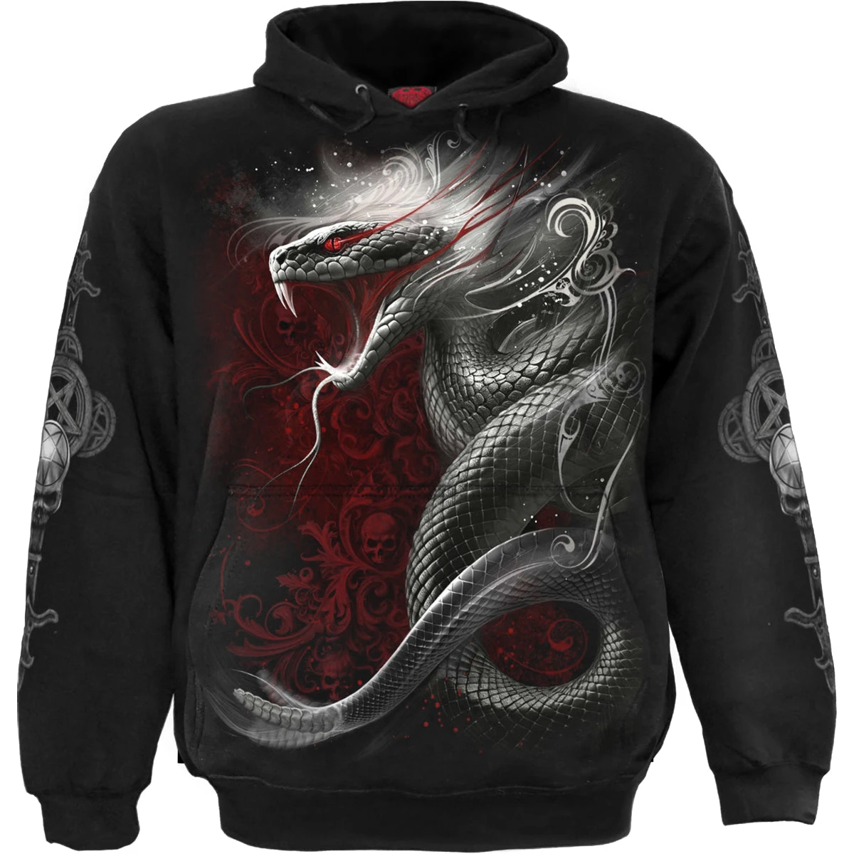Spiral GOTHIC SERPENT - Hoody Black