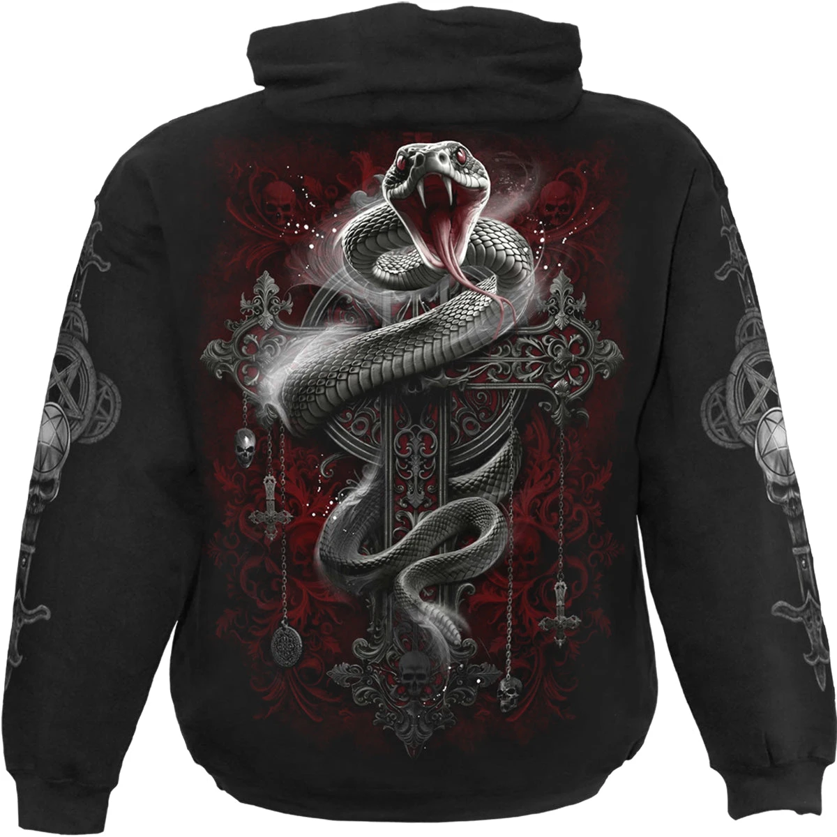 Spiral GOTHIC SERPENT - Hoody Black - Image 2