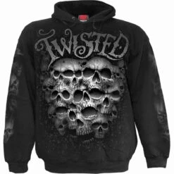 Spiral TWISTED SKULLS - Hoody Black