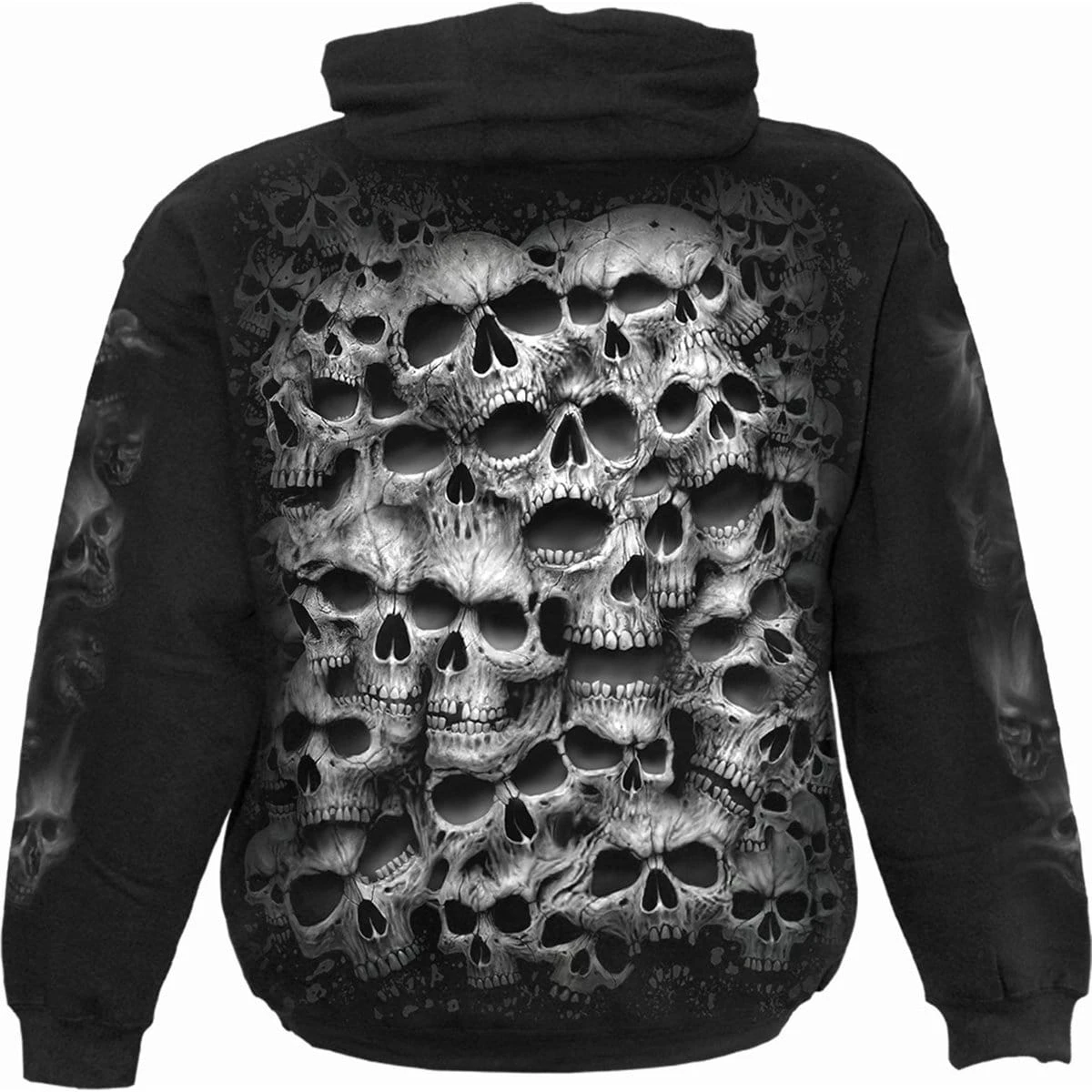 Spiral TWISTED SKULLS - Hoody Black - Image 2