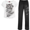 Spiral BRIGHT EYES - 4pc Gothic Pyjama Set