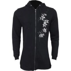 Spiral PURE OF HEART - Ladies Fish Tail Full Zip Hoody - Zip Sleeve