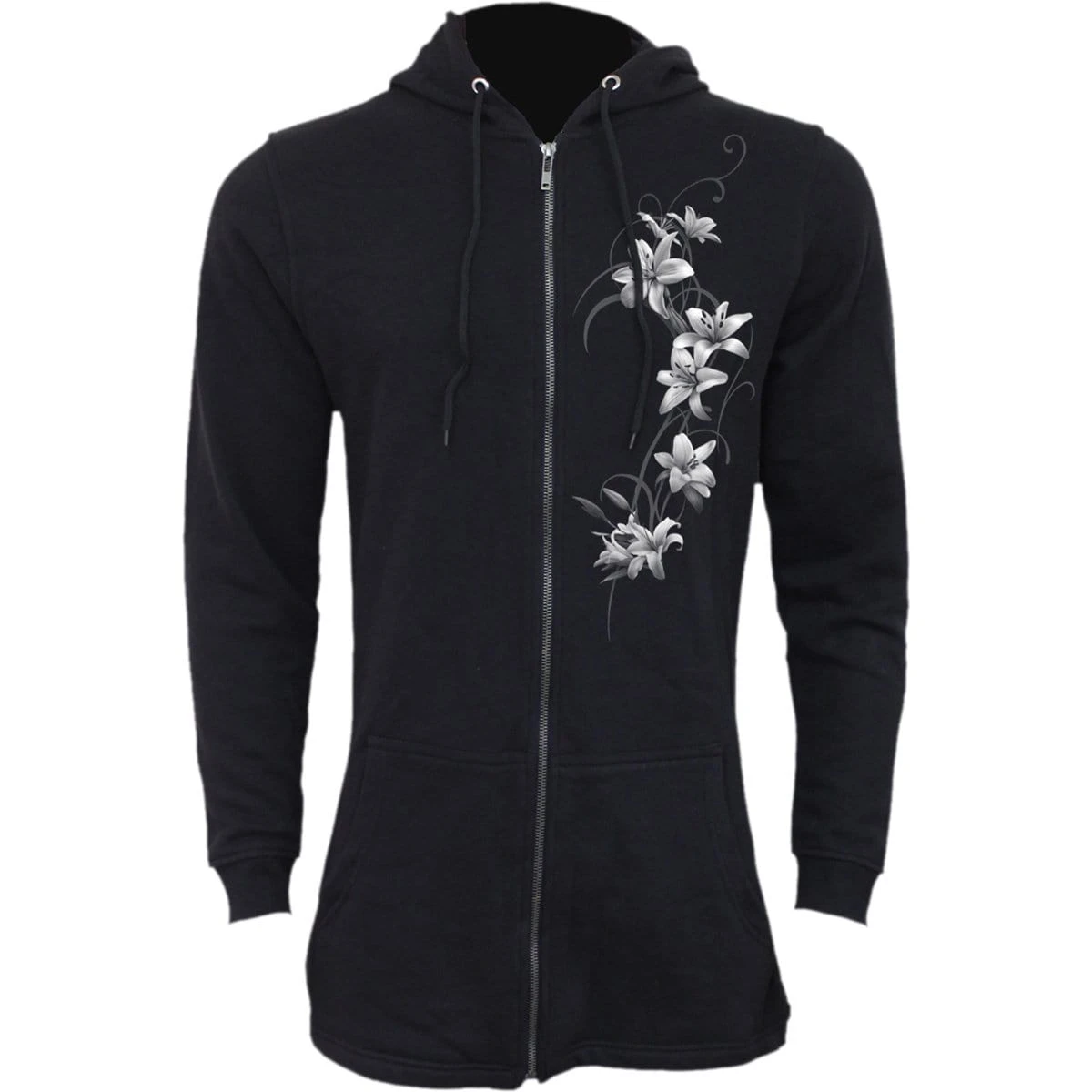 Spiral PURE OF HEART - Ladies Fish Tail Full Zip Hoody - Zip Sleeve