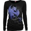 Spiral POCKET DRAGON - Baggy Top Black