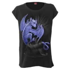 Spiral POCKET DRAGON - Turnup Sleeve Loosefit Tee