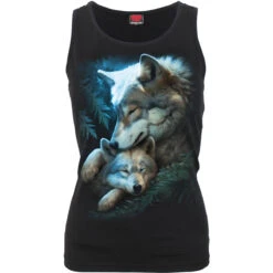 Spiral MOTHER'S LOVE - Razor Back Top Black