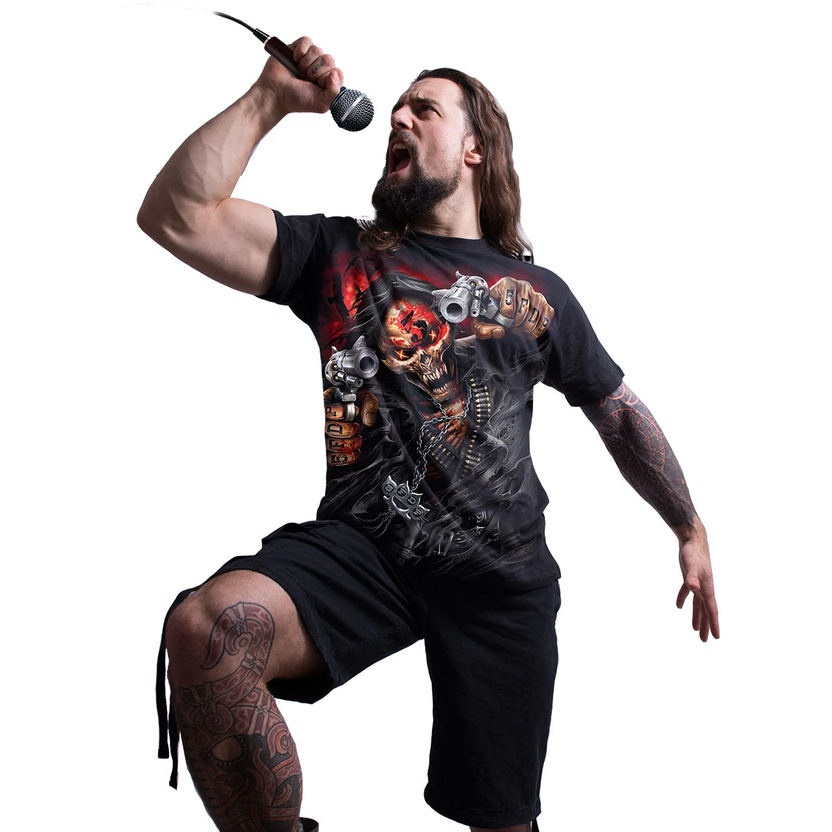 Spiral 5FDP - ASSASSIN - Licensed Band T-Shirt Black - Image 3