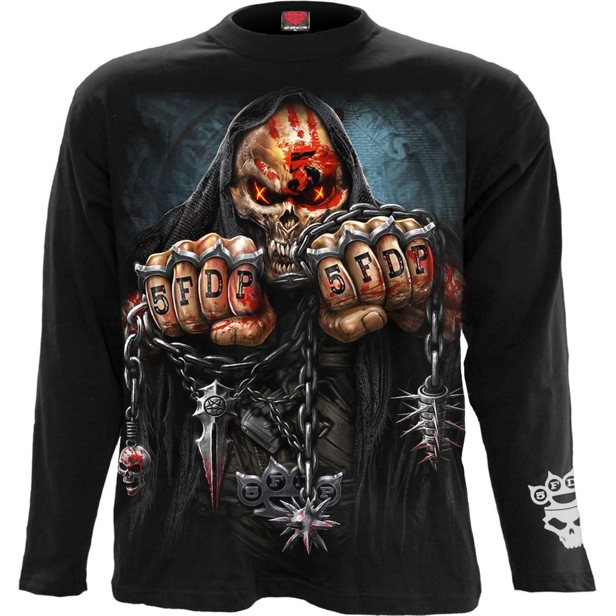 Spiral 5FDP - GAME OVER - Longsleeve T-Shirt Black