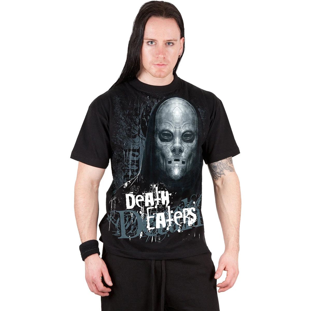 Spiral DEATH EATERS - Front Print T-Shirt Black - Image 2