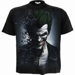 Spiral JOKER - ARKHAM ORIGINS - T-Shirt Black