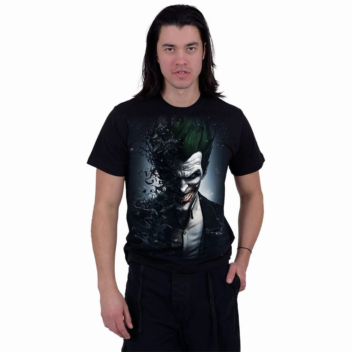 Spiral JOKER - ARKHAM ORIGINS - T-Shirt Black - Image 3