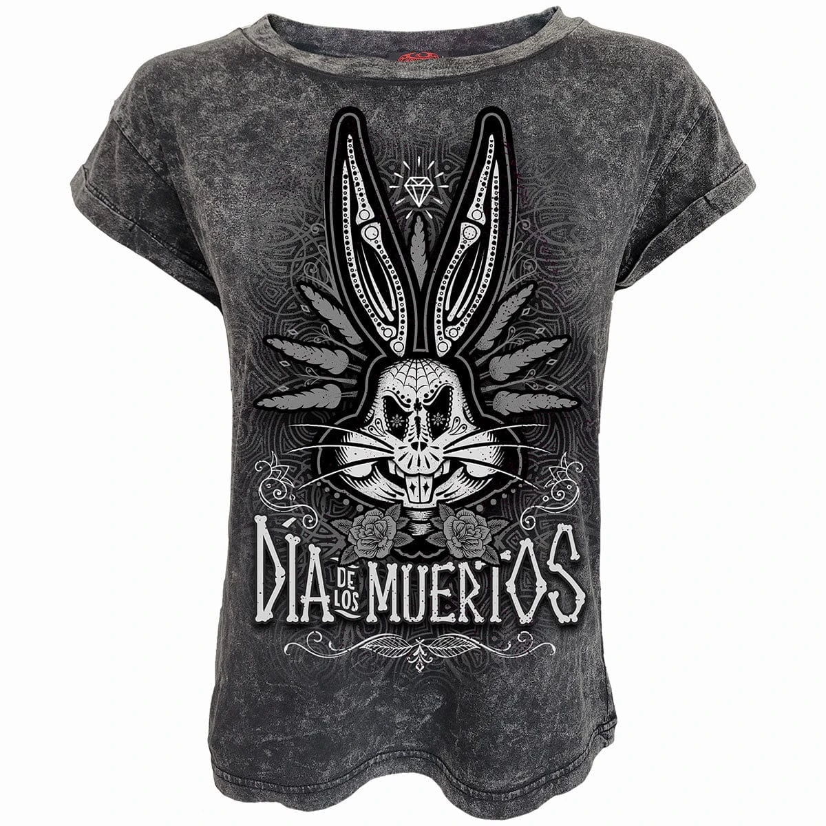 Spiral BUGS - MUERTOS - Acid Wash Turnup Sleeve