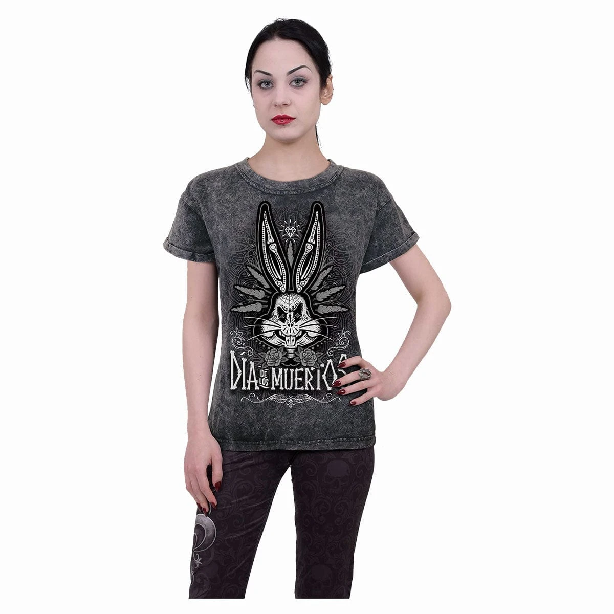 Spiral BUGS - MUERTOS - Acid Wash Turnup Sleeve - Image 2