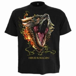 Spiral HOD 2 - DROGON - Front Print T-Shirt Black