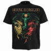 Spiral HOD 2 - TRI DRAGONS - Front Print T-Shirt Black