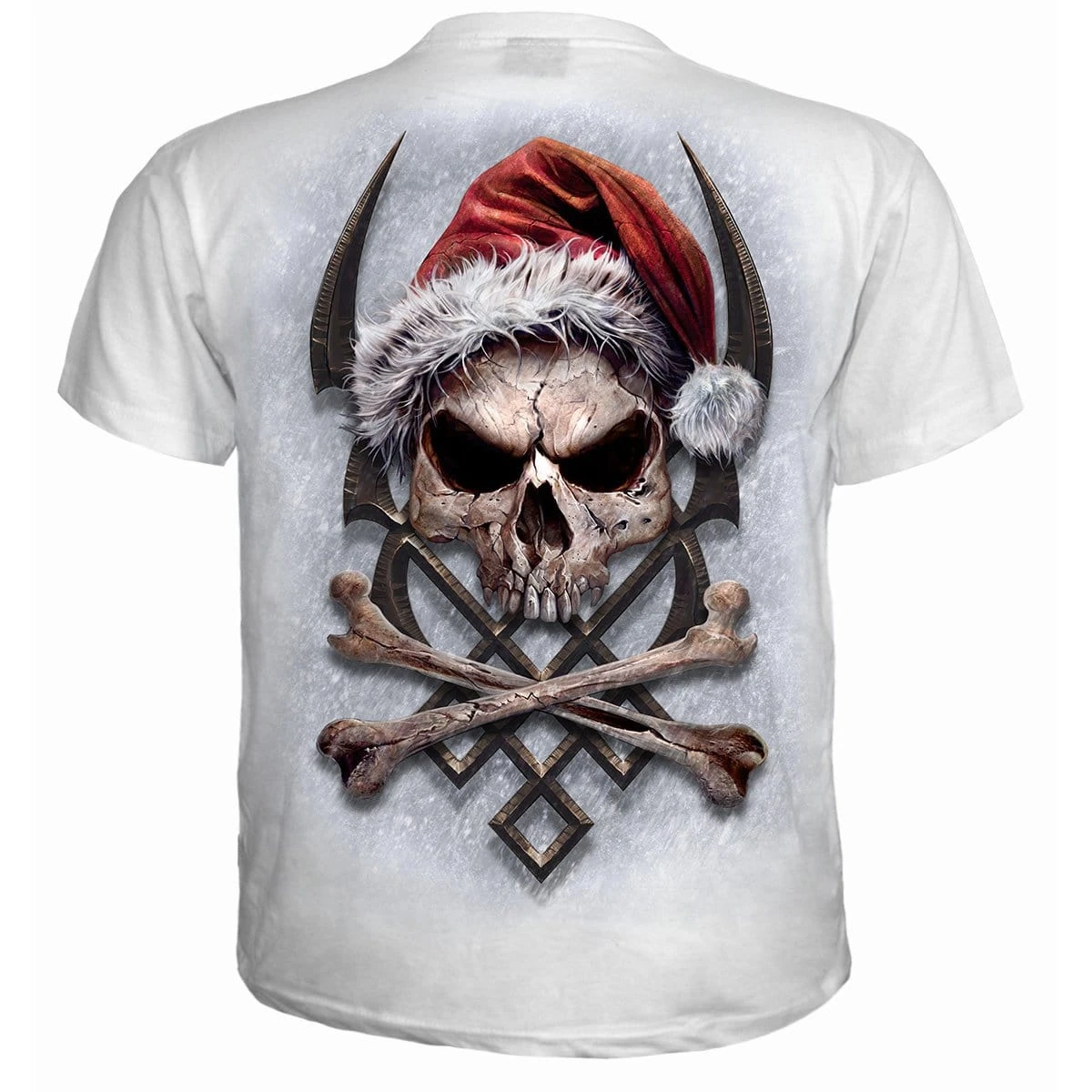 Spiral ROCK SANTA - T-Shirt White - Image 2