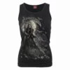 Spiral QUEEN OF DEATH - Razor Back Top Black