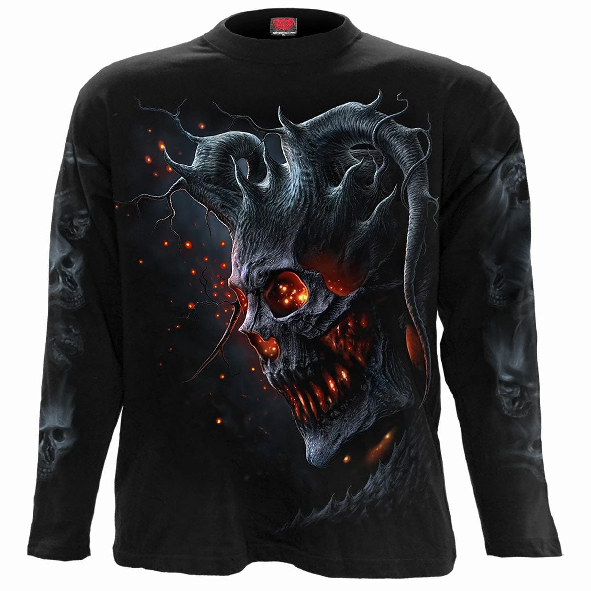 Spiral DEATH EMBERS - Longsleeve T-Shirt Black