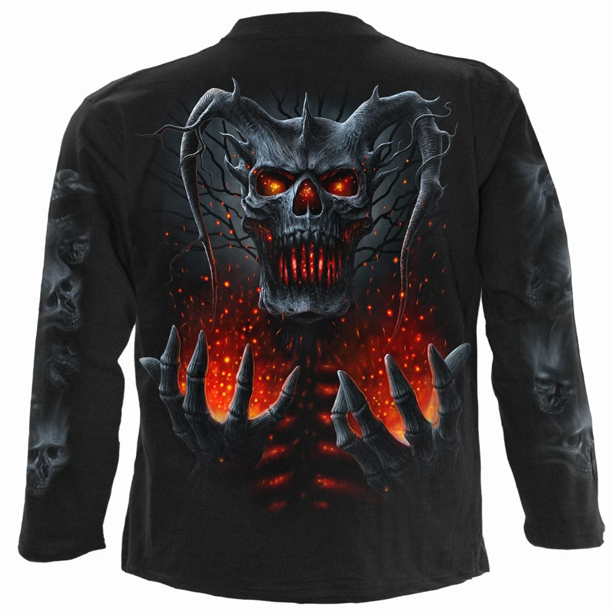 Spiral DEATH EMBERS - Longsleeve T-Shirt Black - Image 2