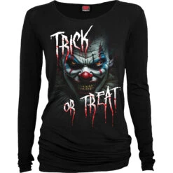 Spiral TRICK OR TREAT - Baggy Top Black