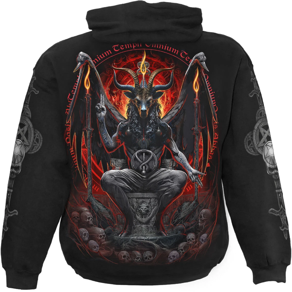 Spiral BAPHOMET - Hoody Black - Image 2