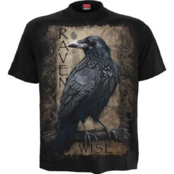 Spiral RAVEN WISE - T-Shirt Black