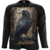 Spiral RAVEN WISE - Longsleeve T-Shirt Black