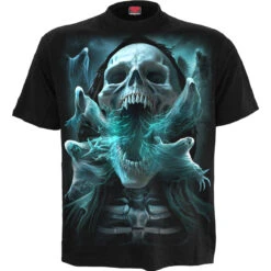 Spiral GHOST SKULL - T-Shirt Black
