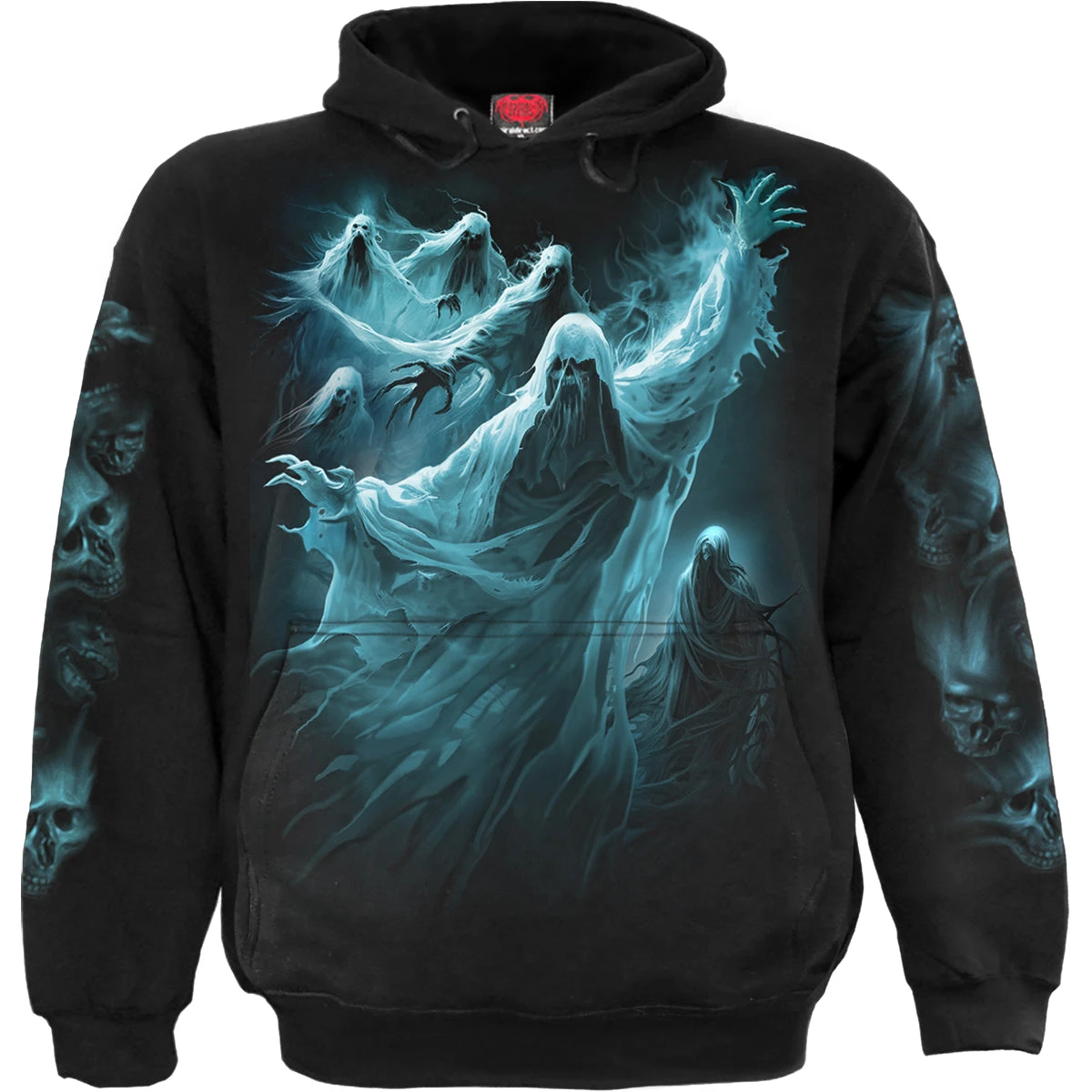 Spiral GHOST SKULL - Hoody Black