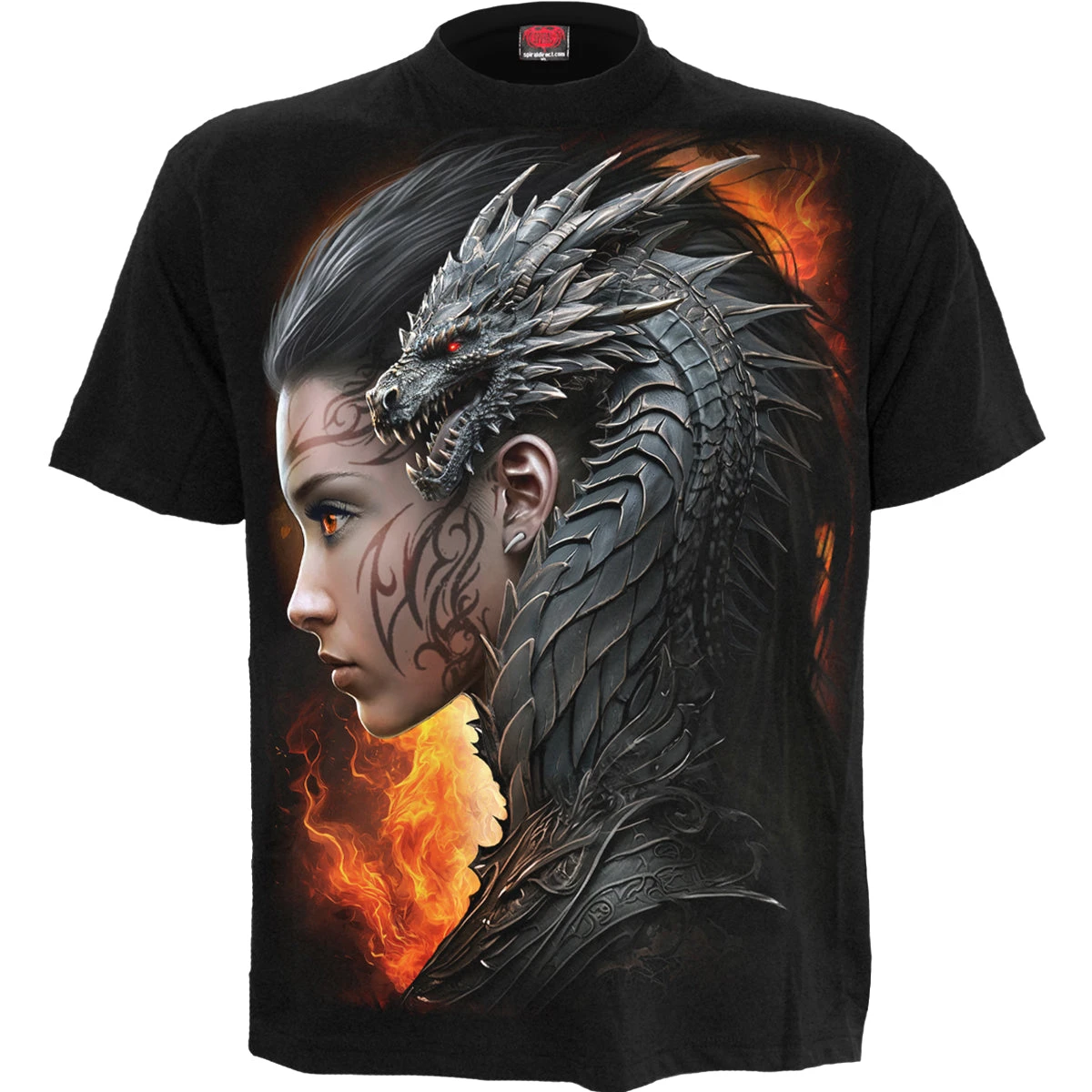 Spiral DRACO QUEEN - T-Shirt Black