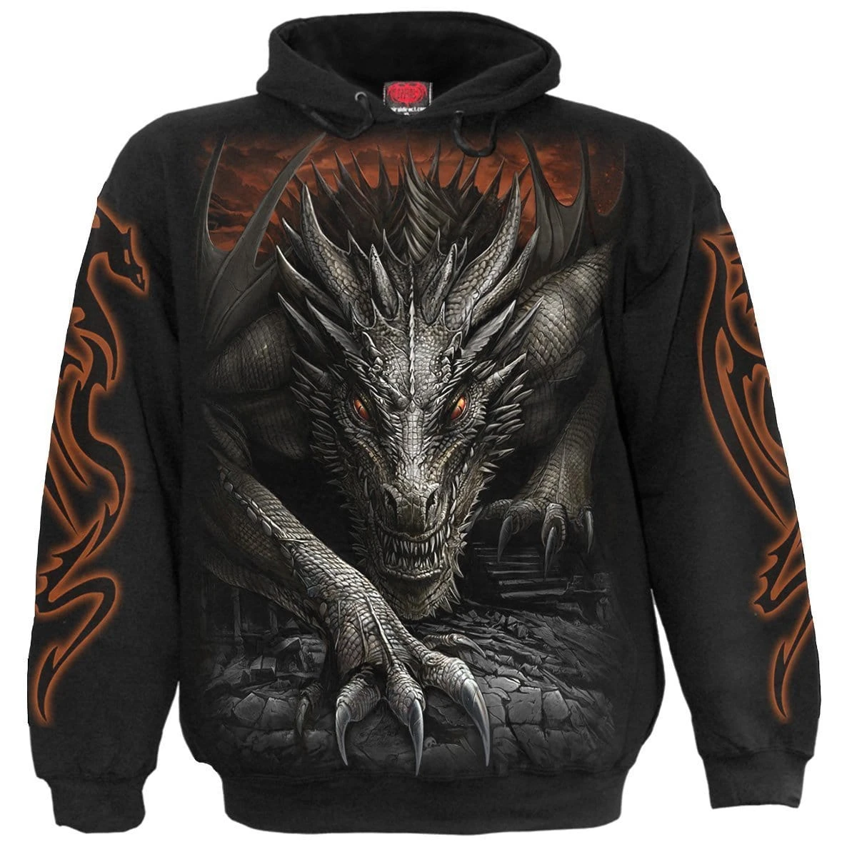 Spiral MAJESTIC DRACO - Hoody Black