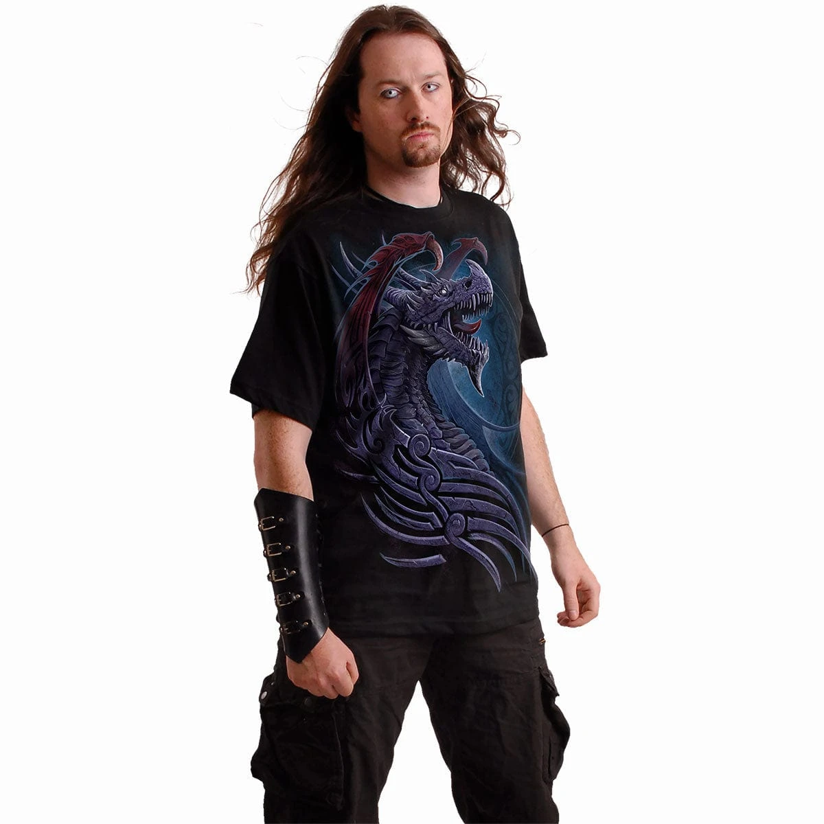 Spiral DRAGON BORNE - T-Shirt Black - Image 3
