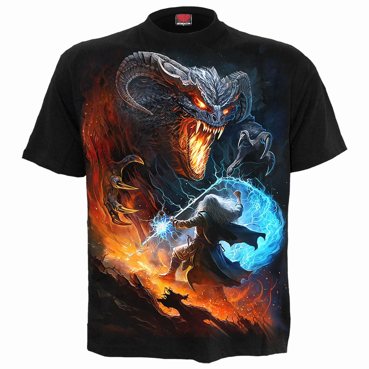 Spiral INFERNAL DUEL - Kids T-Shirt Black