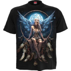 Spiral MOON FAIRY - T-Shirt Black