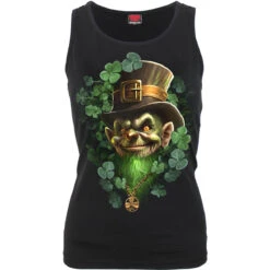 Spiral SHENANIGANS - Razor Back Top Black