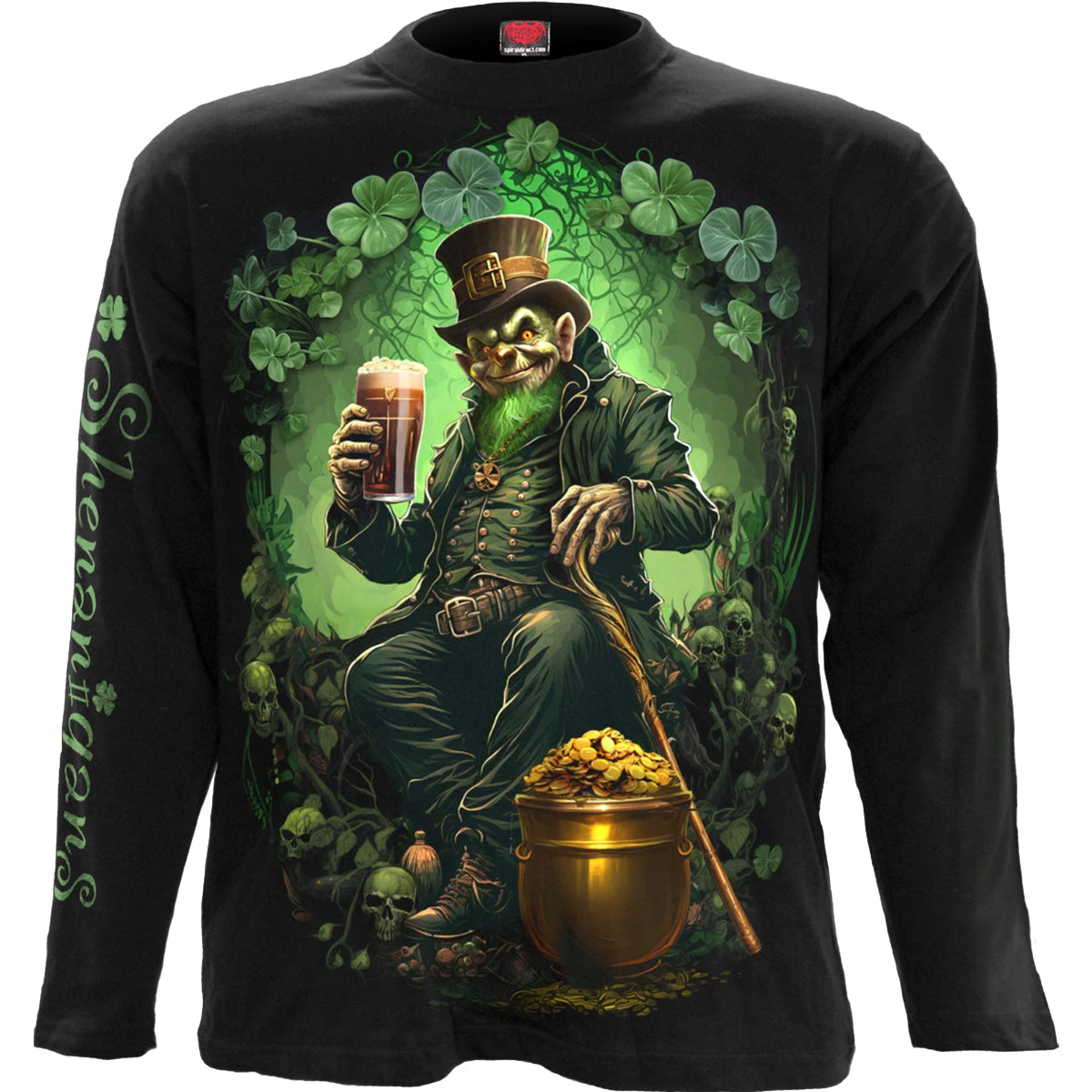 Spiral SHENANIGANS - Longsleeve T-Shirt Black