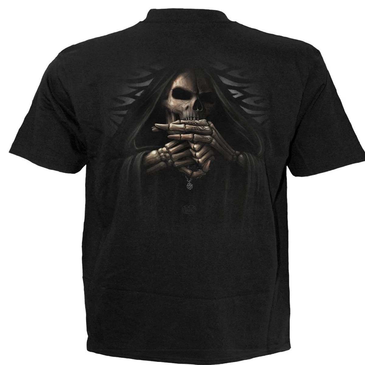 Spiral BONE FINGER - T-Shirt Black - Image 2