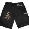 Spiral BONE FINGER - Vintage Cargo Shorts Black