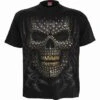 Spiral BLACK GOLD - Front Print T-Shirt Black
