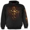 Spiral DRIPPING GOLD - Hoody Black