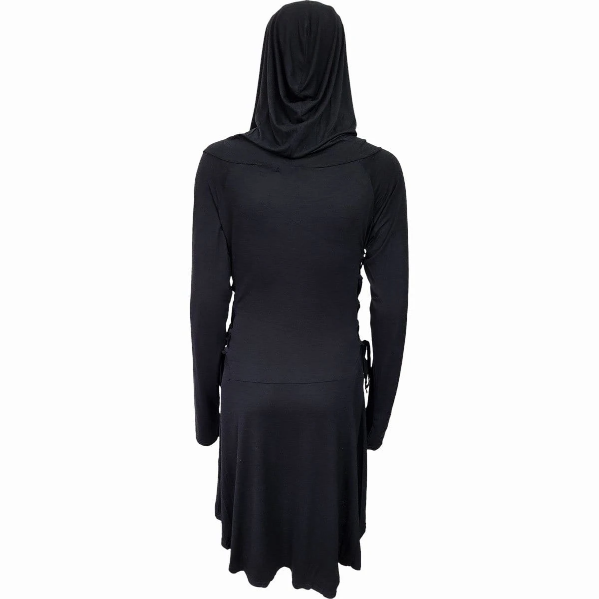 Spiral GOTHIC ELEGANCE - Black Widow Gothic Hooded Dress - Image 2