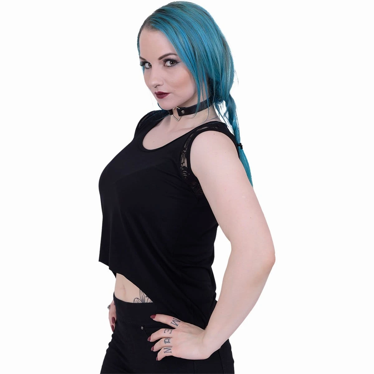 Spiral GOTHIC ROCK - Under-laced Skater Vest - Image 2