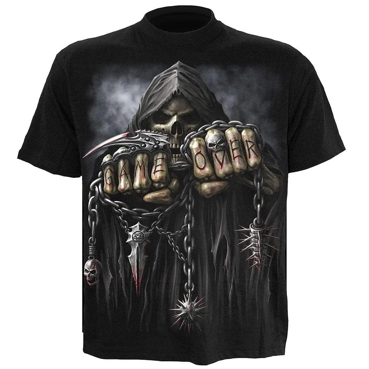 Spiral GAME OVER - Kids T-Shirt Black