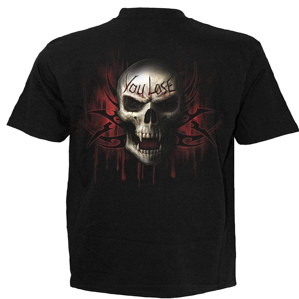 Spiral GAME OVER - Kids T-Shirt Black - Image 2