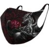 Spiral DRAGON ROSE - Face Mask