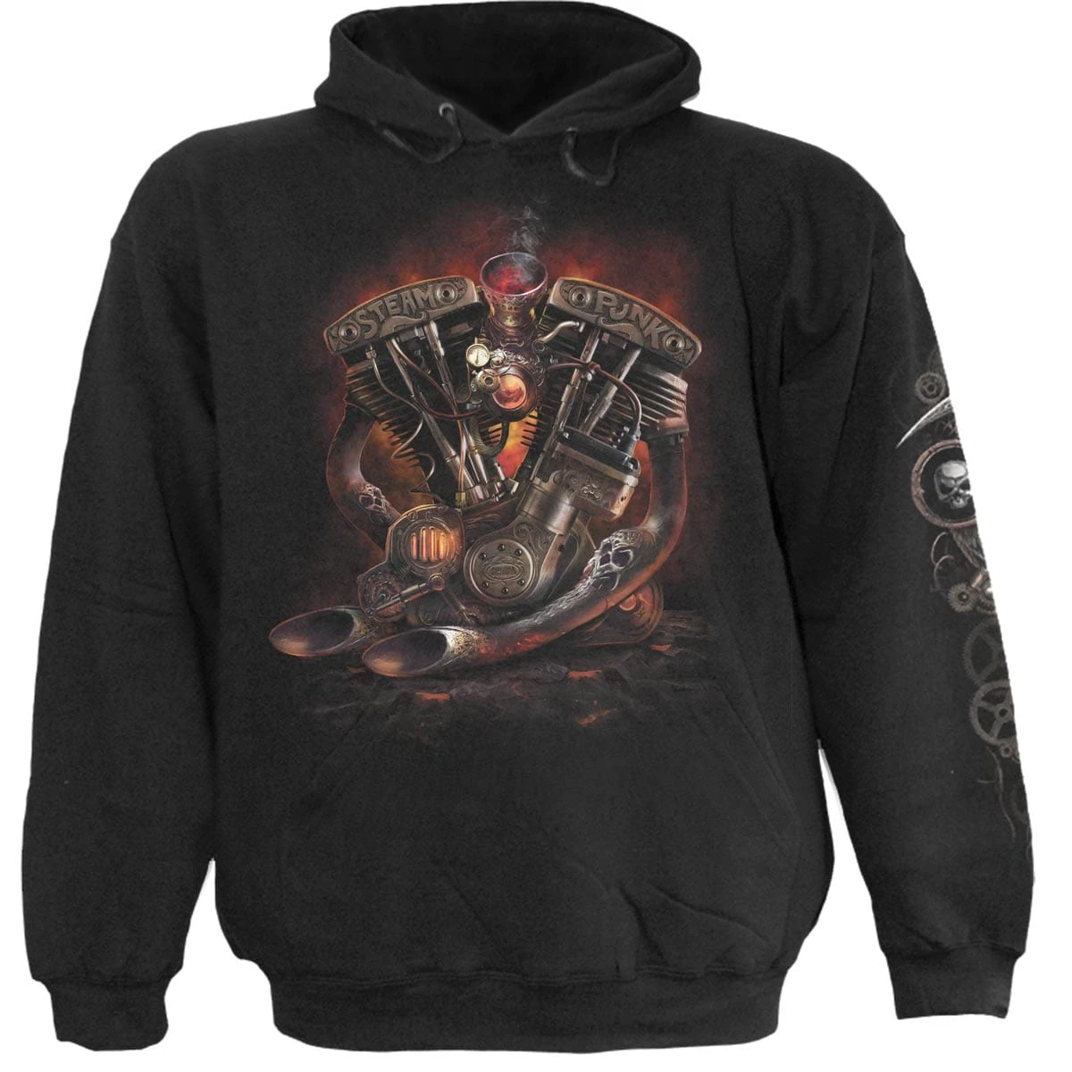 Spiral STEAM PUNK RIDER - Hoody Black