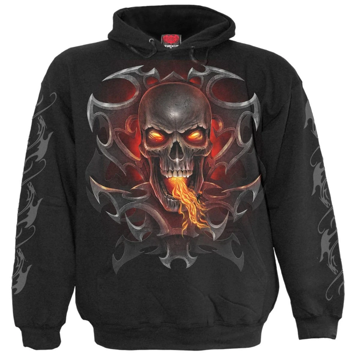 Spiral FIRE DRAGON - Hoody Black