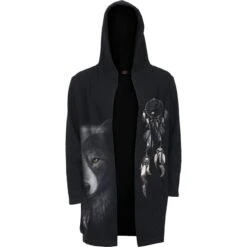 Spiral WOLF CHI - Occult Hooded Cardigan
